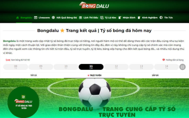 Bong Da Lu: Nơi Cập Nhật Thông Tin Bóng Đá Chính Xác Tại bongdalu-vip.net